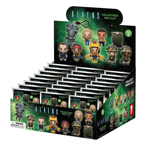 Alien 3D présentoir porte-clés sac à dos Série 3 (24)