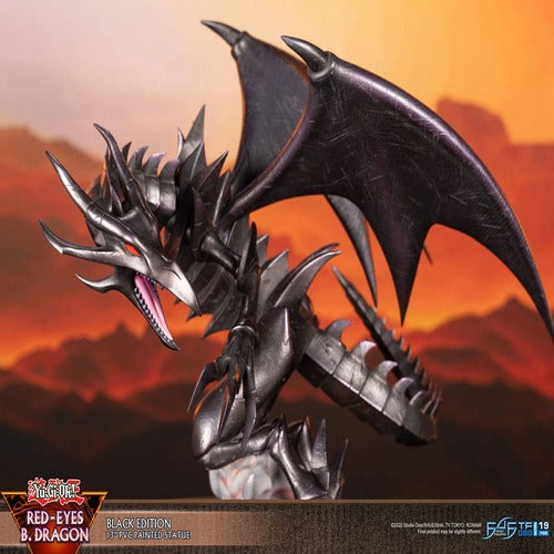 Yu-Gi-Oh! statuette PVC Red-Eyes B. Dragon Black Colour 33 cm