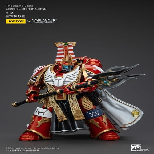 Warhammer The Horus Heresy figurine 1/18 Thousand Sons Legion Librarian Consut 16 cm