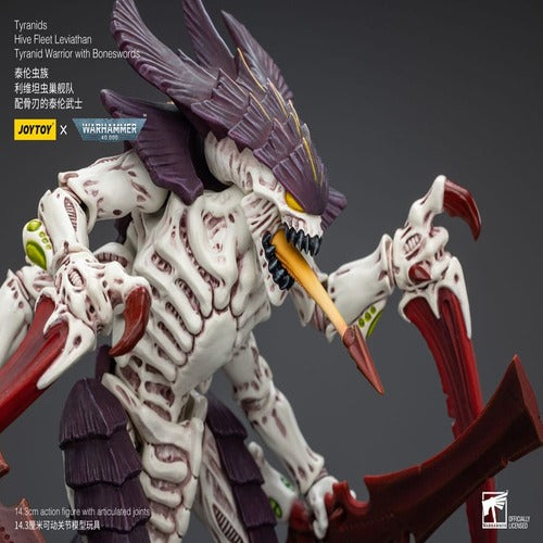 Warhammer 40k figurine 1/18 Tyranids Hive Fleet Leviathan Tyranid Warrior with Boneswords 12 cm