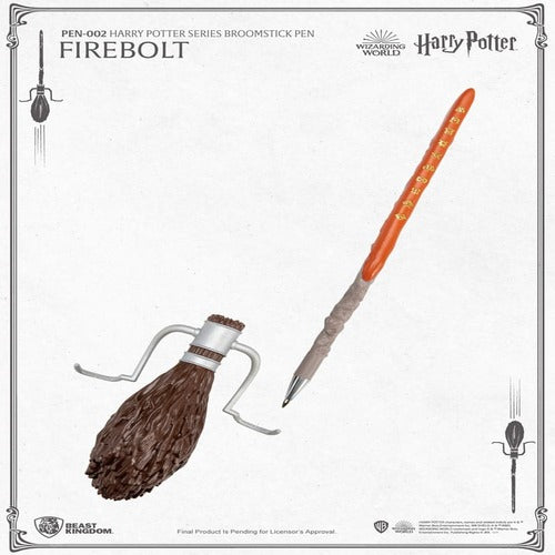 Harry Potter stylo à bille balai volant Firebolt 29 cm