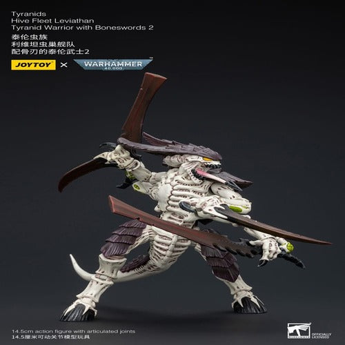 Warhammer 40k figurine 1/18 Tyranids Hive Fleet Leviathan Tyranid Warrior with Boneswords 2 15 cm