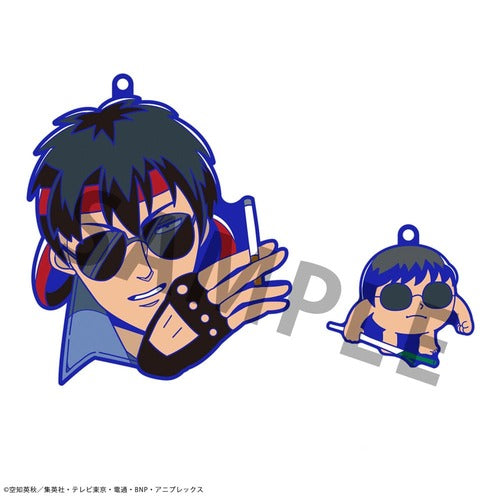 Gintama x Okawabukubu assortiment charms caoutchouc Rubber Mascot Buddycolle Gintama Oshanti 7 cm (8)