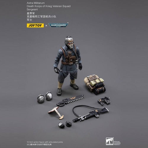Warhammer 40k figurine 1/18 Death Korps of Krieg Veteran Squad Sergeant 10 cm