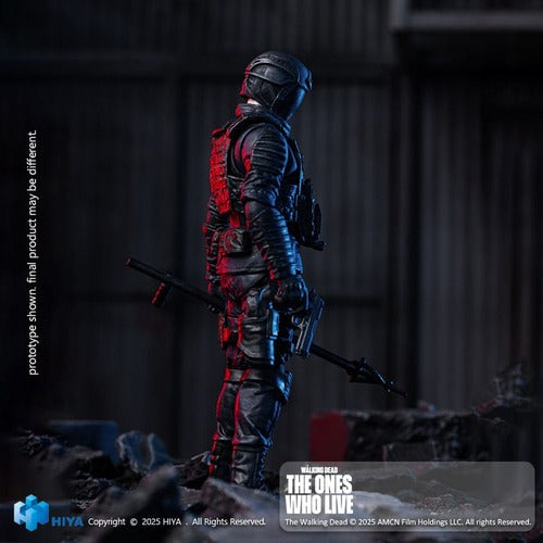 The Walking Dead: The Ones Who Lived figurine 1/18 Exquisite Mini CRM Soldier 10 cm