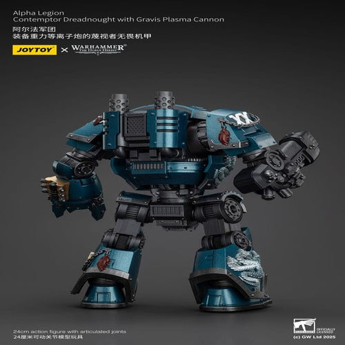 Warhammer The Horus Heresy figurine Alpha Legion Contemptor Dreadnought with Gravis Plasma Cannon 25 cm