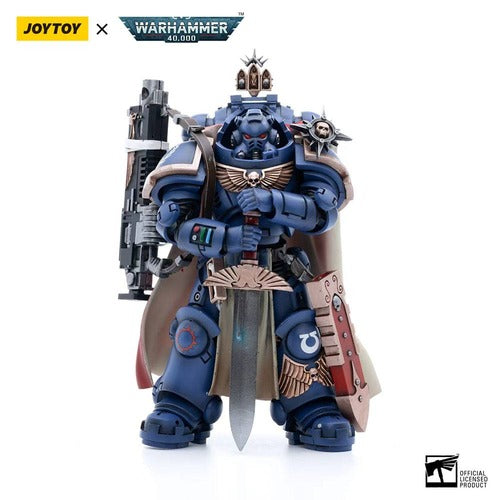 Warhammer 40k figurine 1/18 Ultramarines Captain with Master-Crafted Heavy Bolt Rifle 12 cm