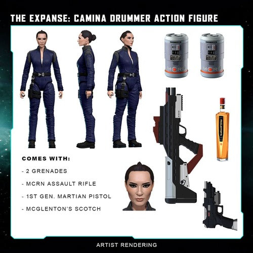 The Expanse figurine Camina Drummer 20 cm