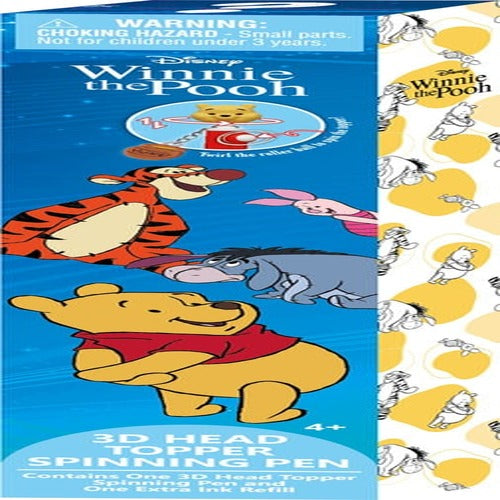 Winnie l'ourson Stylo 3D Head Topper Spinning Pen