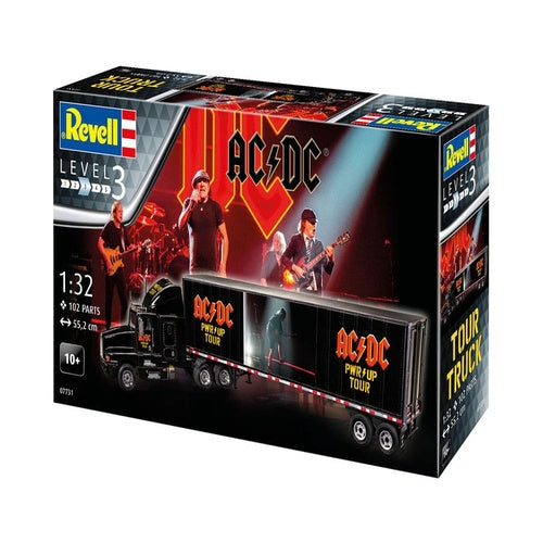 AC/DC kit complet maquette Tour Truck & Trailer 55 cm