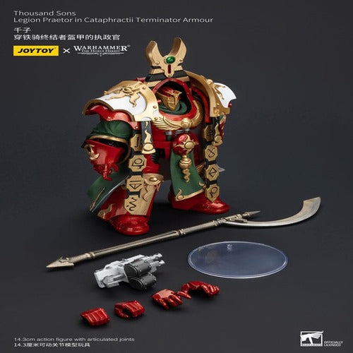 Warhammer The Horus Heresy figurine 1/18 Thousand sons Legion Praetor in Cataphractii Terminator Armour 12 cm