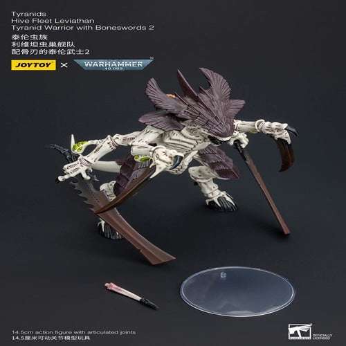 Warhammer 40k figurine 1/18 Tyranids Hive Fleet Leviathan Tyranid Warrior with Boneswords 2 15 cm