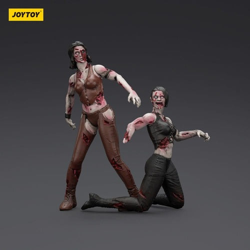 Zombie pack 2 figurines Dark Source Female wrestlers 8 cm