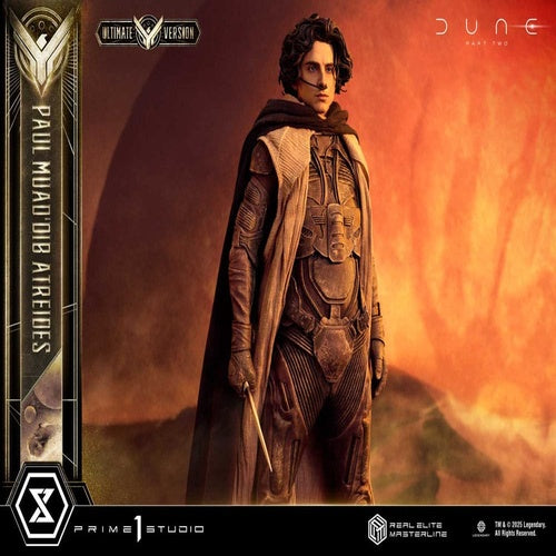 Dune: Part Two Real Elite Masterline Series Statue 1/3 Paul Atreides Ultimate Verison 90 cm