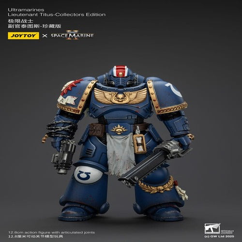 Warhammer 40,000: Space Marine 2 figurine Ultramarines Lieutenant Titus Collectors Edition 13 cm