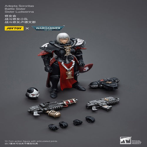 Warhammer 40k figurine 1/18 Adepta Sororitas Battle Sister Sister Ludwenna 10 cm