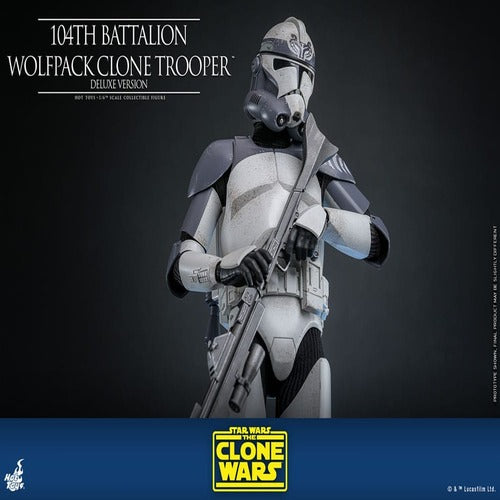 Star Wars The Clone Wars figurine 1/6 104th Battalion Wolfpack Clone Trooper Deluxe Version 30 cm