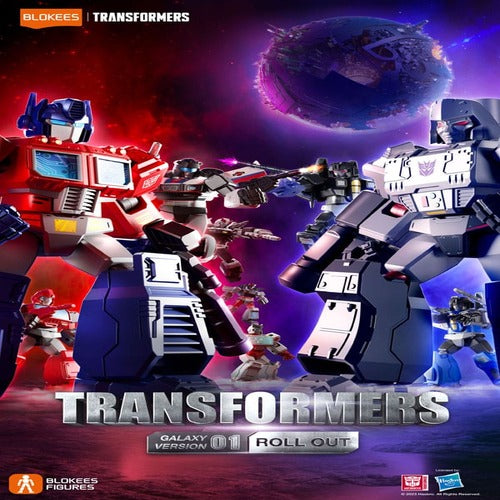 Transformers Blokees Plastic Model Kit Galaxy Version 01 Roll Out Sortiment (9)