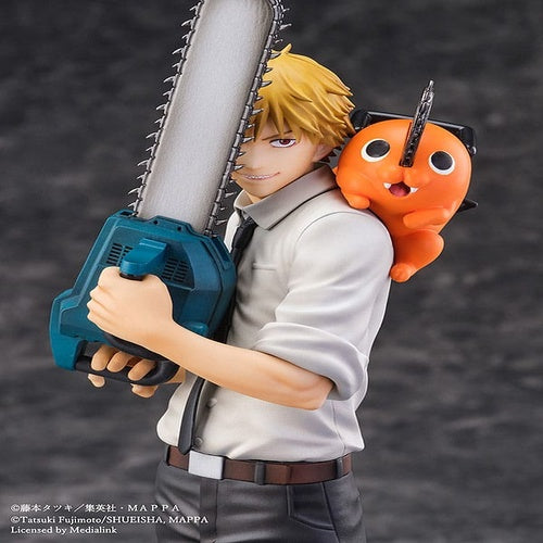 Chainsaw Man statuette S-Fire PVC 1/7 Denji & Pochita 24 cm