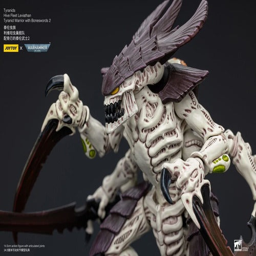 Warhammer 40k figurine 1/18 Tyranids Hive Fleet Leviathan Tyranid Warrior with Boneswords 2 15 cm