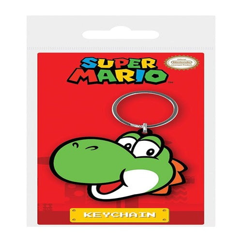 Super Mario porte-clés caoutchouc Yoshi 6 cm