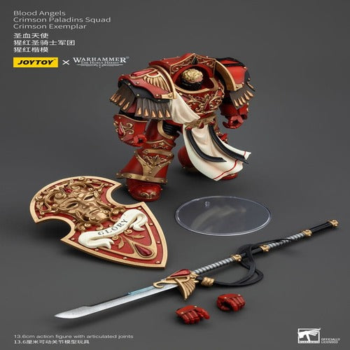 Warhammer The Horus Heresy figurine 1/18 Blood Angels Crimson Paladins Squad Crimson Exemplar 14 cm