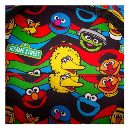 1, Rue Sésame Street by Loungefly Plush Mini sac à dos Cookie Monster