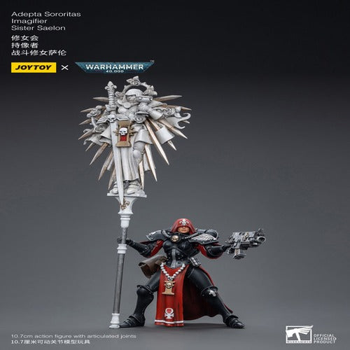 Warhammer 40k figurine 1/18 Adepta Sororitas Battle Sister Sister Saelon 10 cm