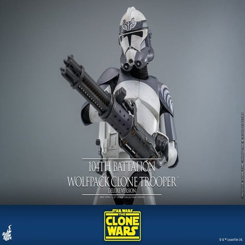 Star Wars The Clone Wars figurine 1/6 104th Battalion Wolfpack Clone Trooper Deluxe Version 30 cm