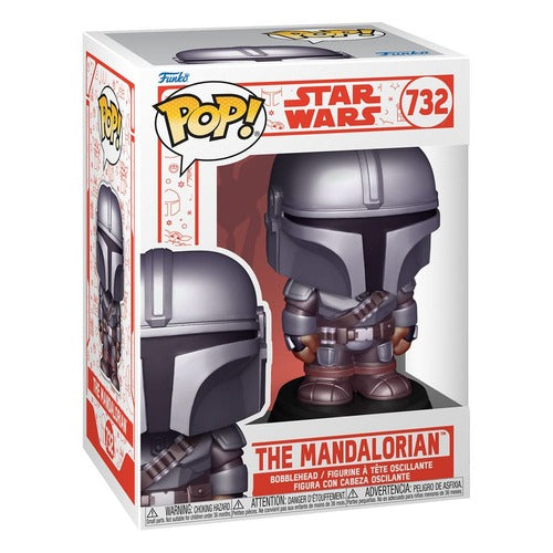Star Wars: Mandalorian POP! Vinyl figurine Holiday Mandalorian 9 cm