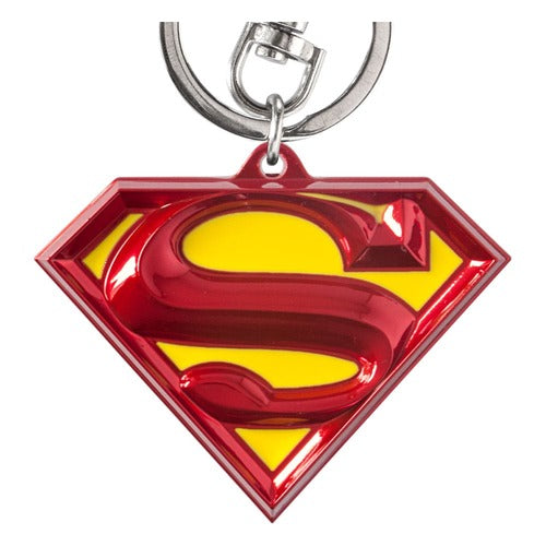 DC porte-clés étain Superman Logo coloré