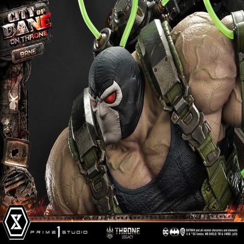 DC Comics Throne Legacy Collection Statue 1/4 Batman Bane on Throne Deluxe Bonus Version 61 cm