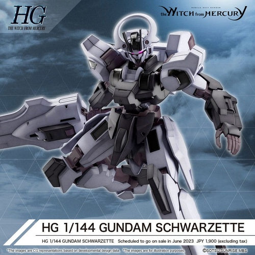 Gundam: The Witch from Mercury High Grade maquette 1/144 Gundam Schwarzette