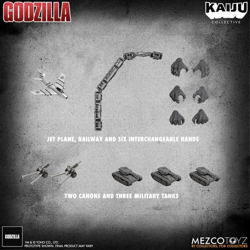 Godzilla (1954) Kaiju Collective Actionfigur Godzilla - Black & White Edition 20 cm