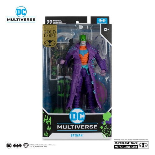 DC Multiverse figurine Batman (Dark Nights: Death Metal) Jokerized (Gold Label) 18 cm