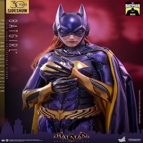 Batman Arkham Knight figurine Videogame Masterpiece 1/6 Batgirl (Purple and Gold Version) Exclusive 30 cm