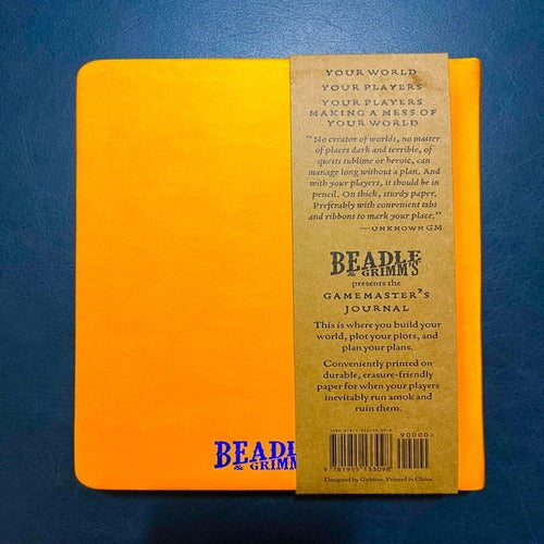 Cahier A5 Gamemaster's Journal Orange Portal