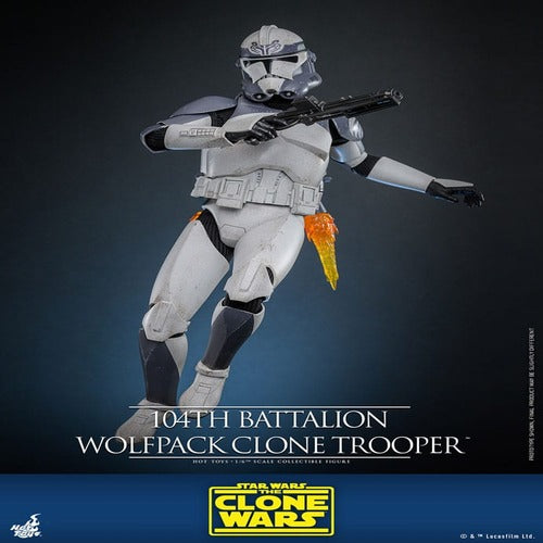 Star Wars The Clone Wars figurine 1/6 104th Battalion Wolfpack Clone Trooper 30 cm