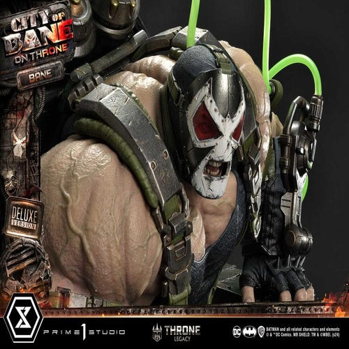 DC Comics Throne Legacy Collection Statue 1/4 Batman Bane on Throne Deluxe Bonus Version 61 cm