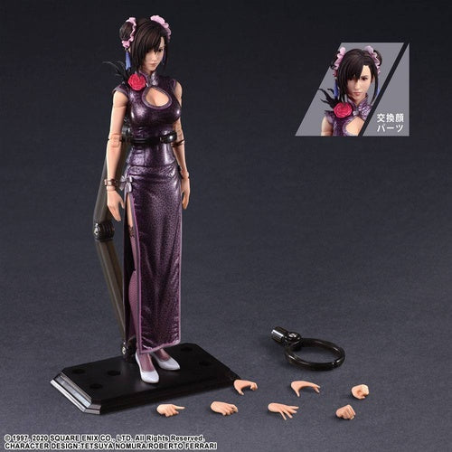 Final Fantasy VII Remake Play Arts Kai figurine Tifa Lockhart Sporty Dress Ver. 25 cm