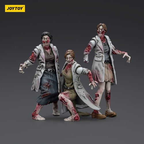 Zombie pack 3 figurines Dark Source Medics 8 cm