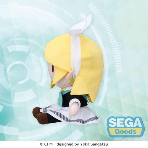 Character Vocal Series 02: Kagamine Rin/Len peluche Fuwa Petit Mini Kagamine Rin Uniform Ver. (EX) 16 cm
