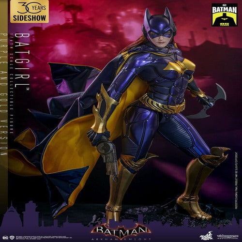 Batman Arkham Knight figurine Videogame Masterpiece 1/6 Batgirl (Purple and Gold Version) Exclusive 30 cm