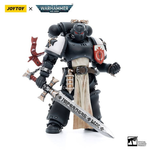 Warhammer 40k Actionfigur 1/18 Black Templars The Emperors Champion Rolantus 12 cm