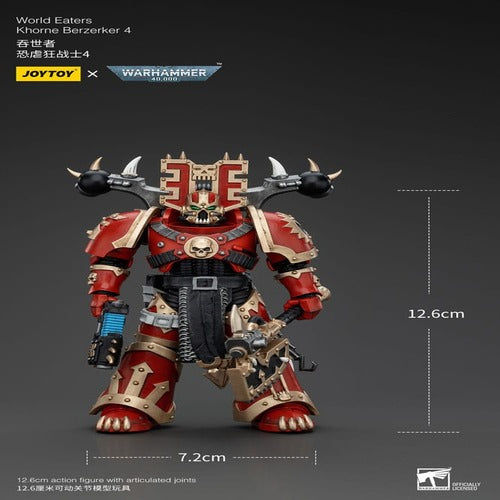 Warhammer 40k figurine 1/18 World Eaters Khorne Berzerker 4 13 cm