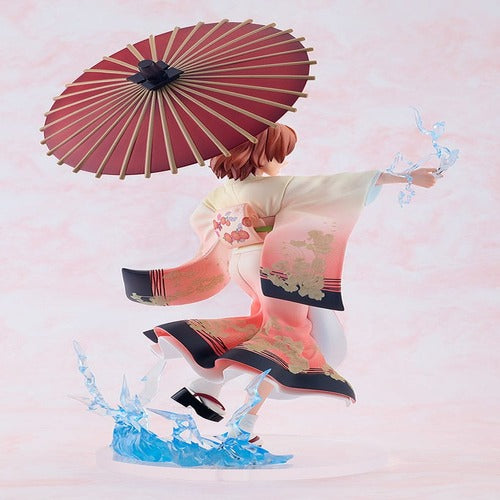 A Certain Scientific Railgun T statuette 1/7 Mikoto Misaka Furisode Kimono Ver. 28 cm