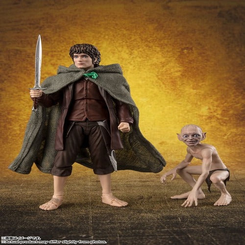 Le Seigneur des Anneaux figurines S.H. Figuarts Frodo Baggins & Gollum