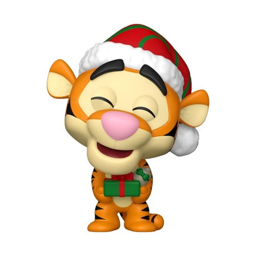 Winnie the Pooh Holiday 2025 porte-clés Pocket POP! Vinyl Tigger Tree Holiday Box 4 cm
