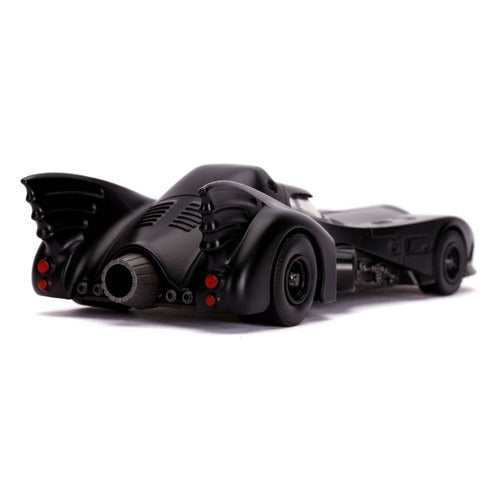 Batman 1989 1/32 Hollywood Rides 1989 Batmobile métal avec figurine