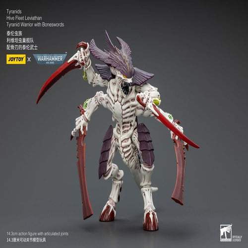 Warhammer 40k figurine 1/18 Tyranids Hive Fleet Leviathan Tyranid Warrior with Boneswords 12 cm